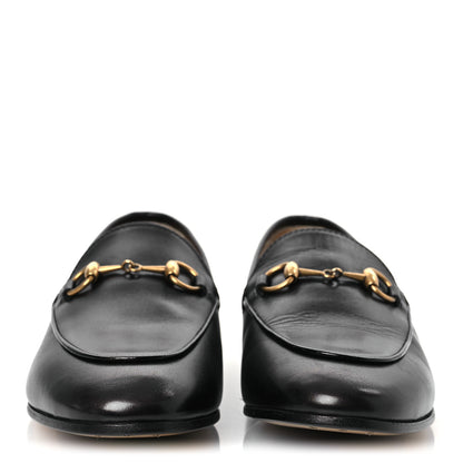 Gucci Calfskin Womens Jordaan Loafers 35.5 Black 3 of 13