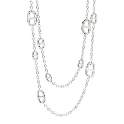 Hermes Sterling Silver Farandole Necklace 120 1 of 7