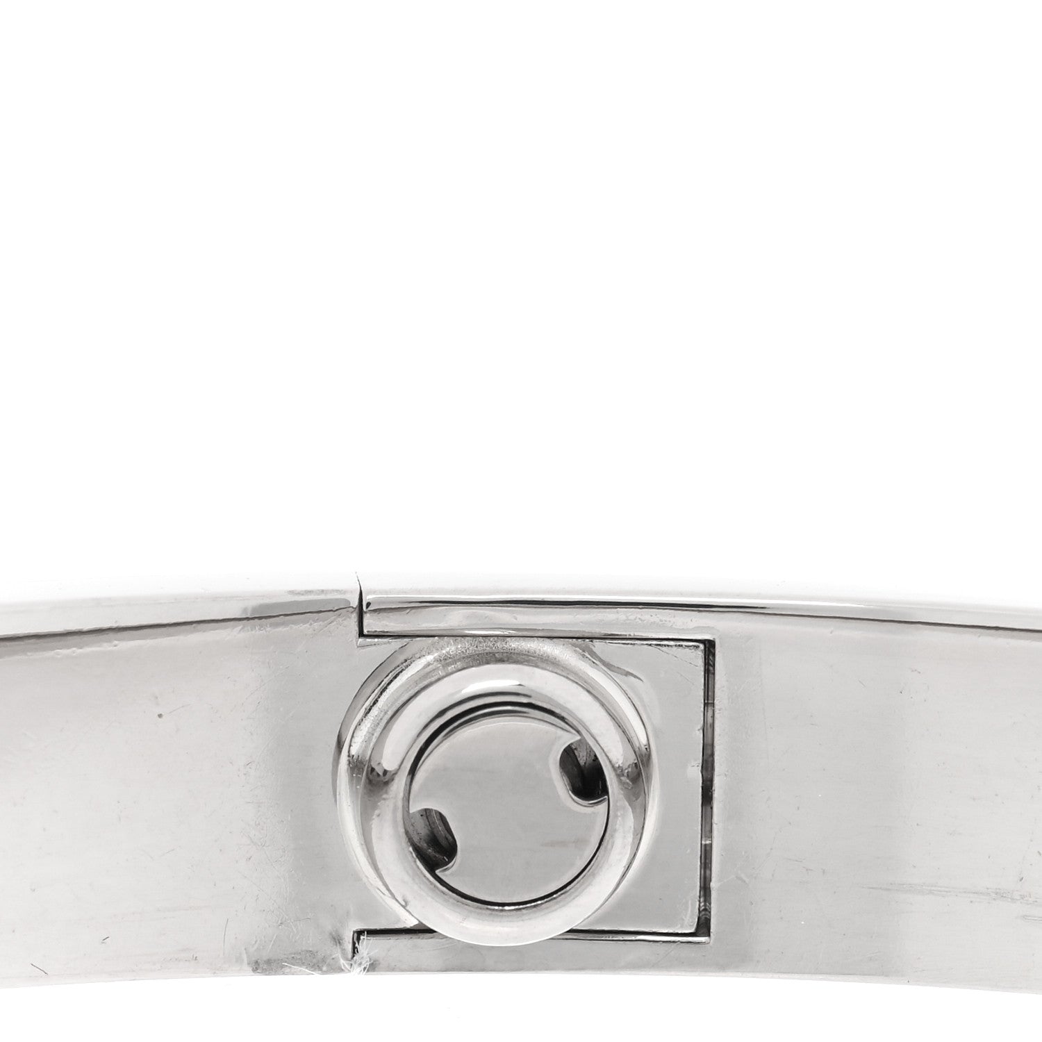 Cartier 18K White Gold LOVE Bracelet 17 6 of 7
