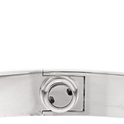 Cartier 18K White Gold LOVE Bracelet 17 6 of 7