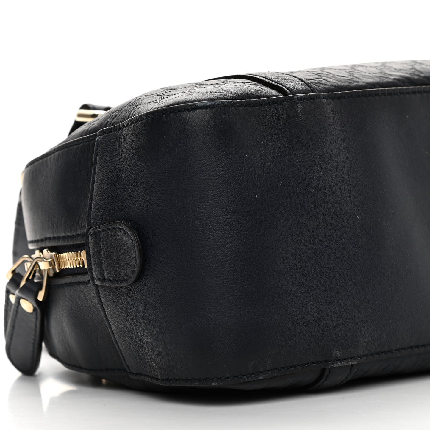 Soft Microguccissima Small Crossbody Bag Blue
