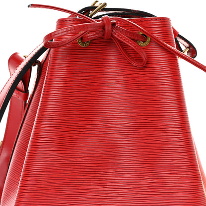 Louis Vuitton Epi Petit Noe Castillan Red 7 of 11