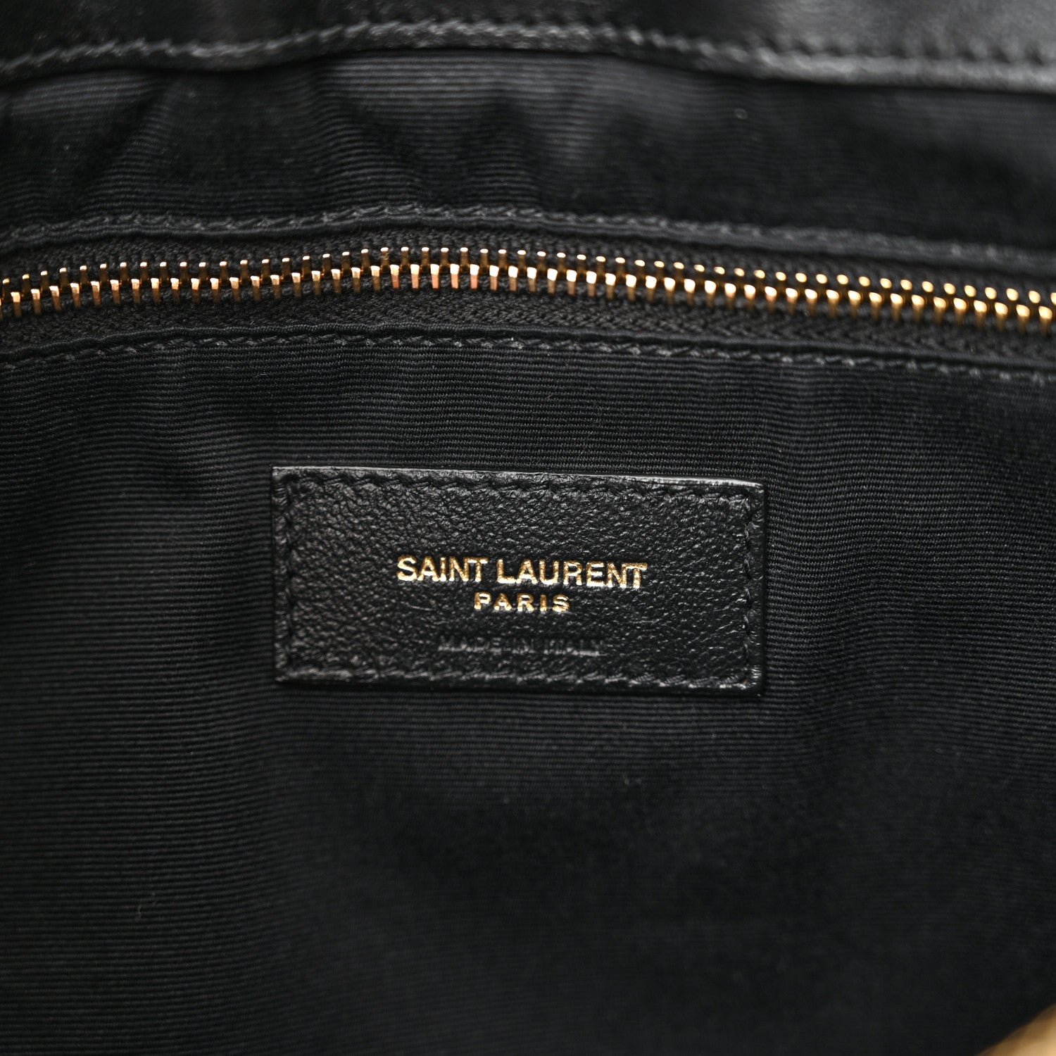 Saint Laurent Calfskin Y Quilted Monogram Large Loulou Chain Satchel Black 6 of 13