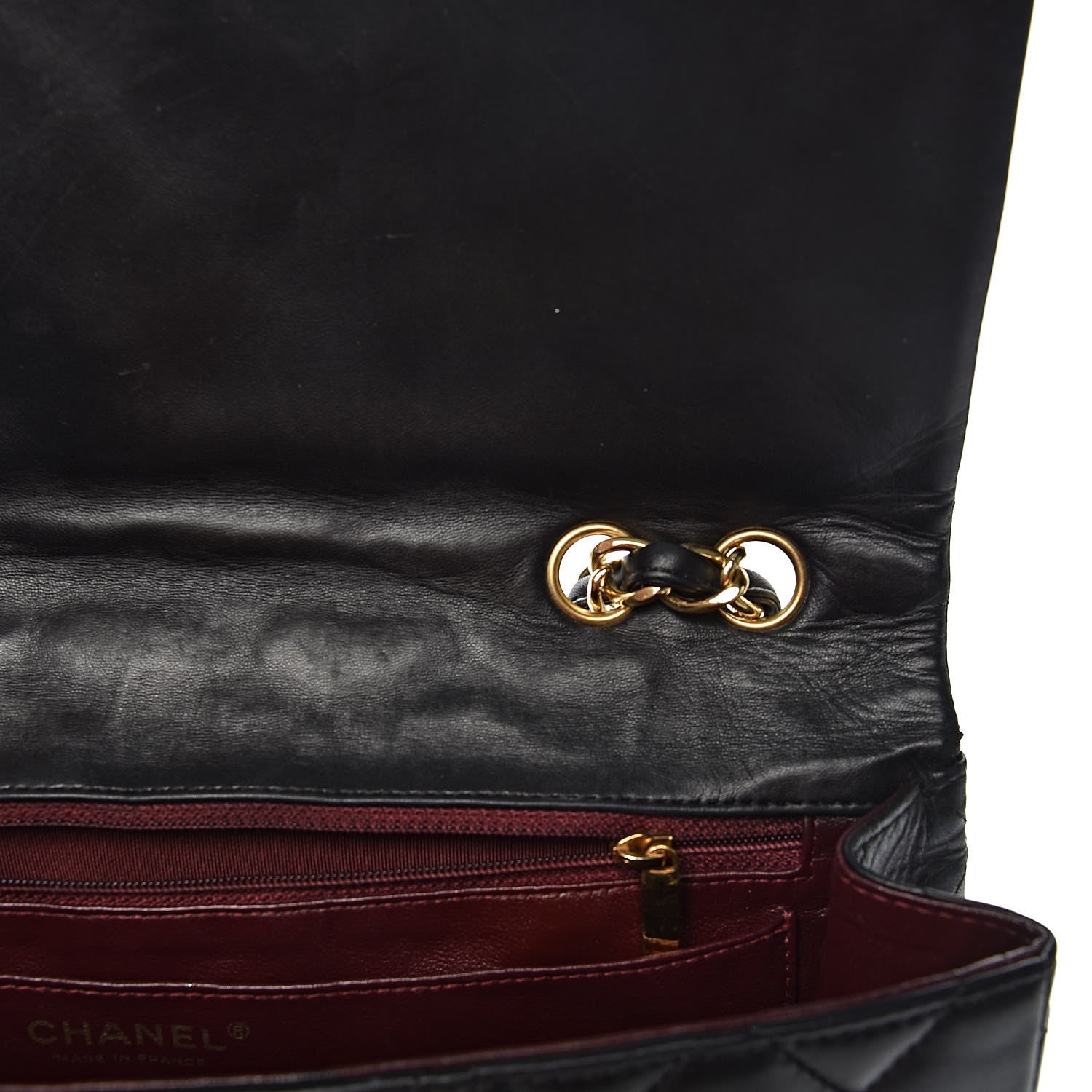 Chanel Lambskin Quilted Jumbo Single Flap Black 9 of 14