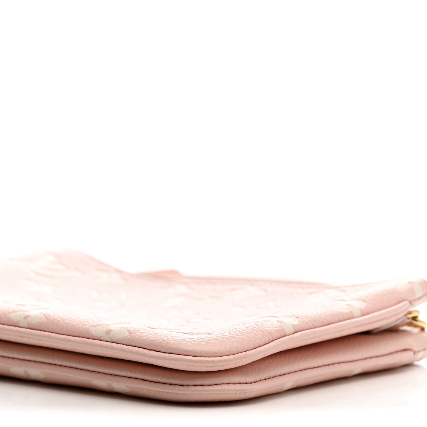Empreinte Monogram Double Zip Pochette Rose