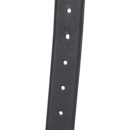 Gucci Calfskin Double G 30mm Belt 80 32 Black 3 of 5