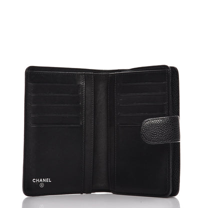 Chanel Caviar Timeless CC French Wallet Black 5 of 8