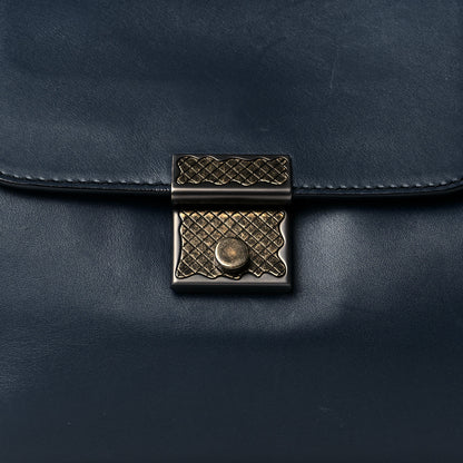 Bottega Veneta Calfskin Shoulder Bag Baltic Blue 8 of 10
