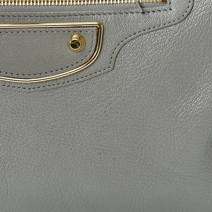 Balenciaga Chevre Gold Metallic Edge Hardware City Gris Taupe 10 of 10