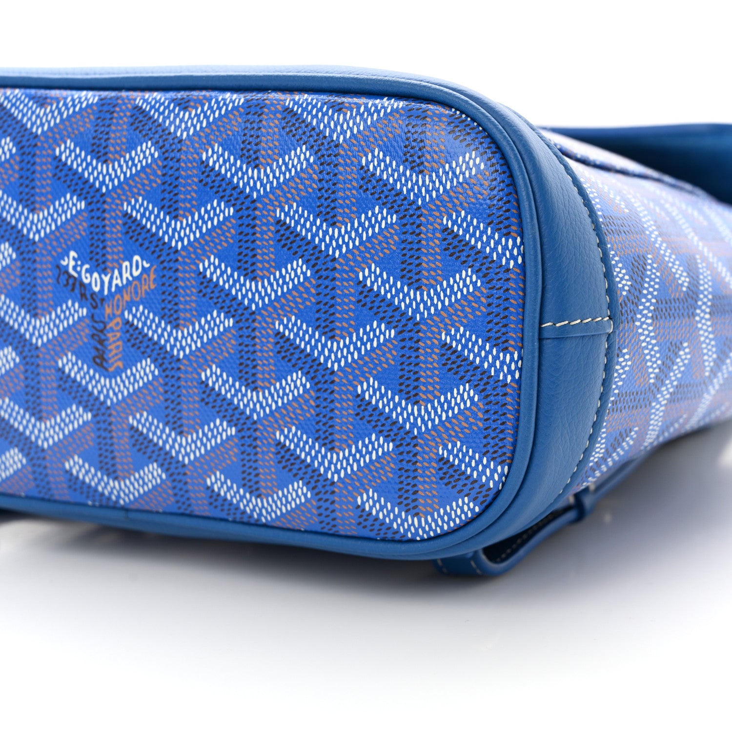 Goyard Goyardine Calfskin Mini Alpin Backpack Sky Blue 9 of 9