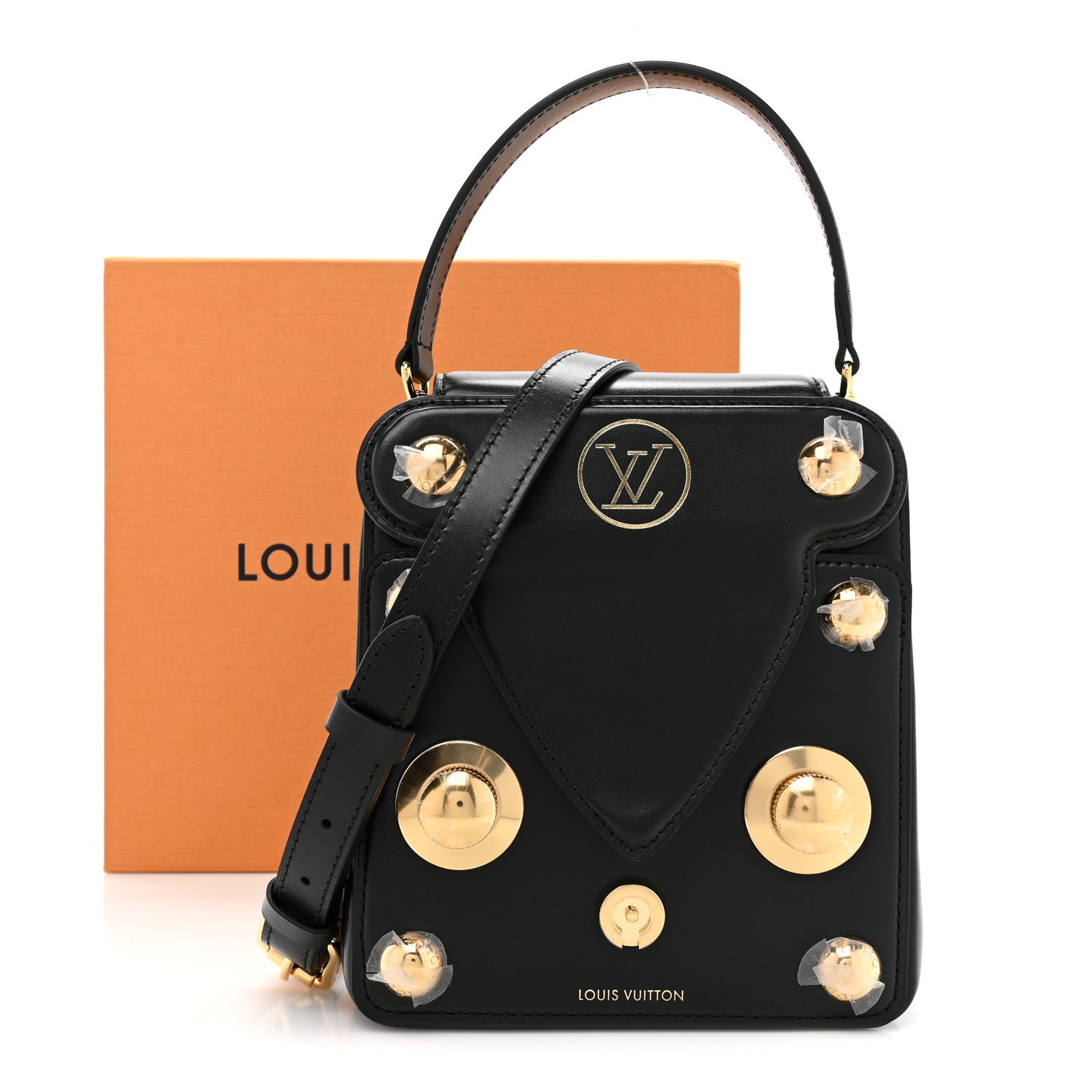Louis Vuitton Calfskin S Lock XL Black 9 of 9