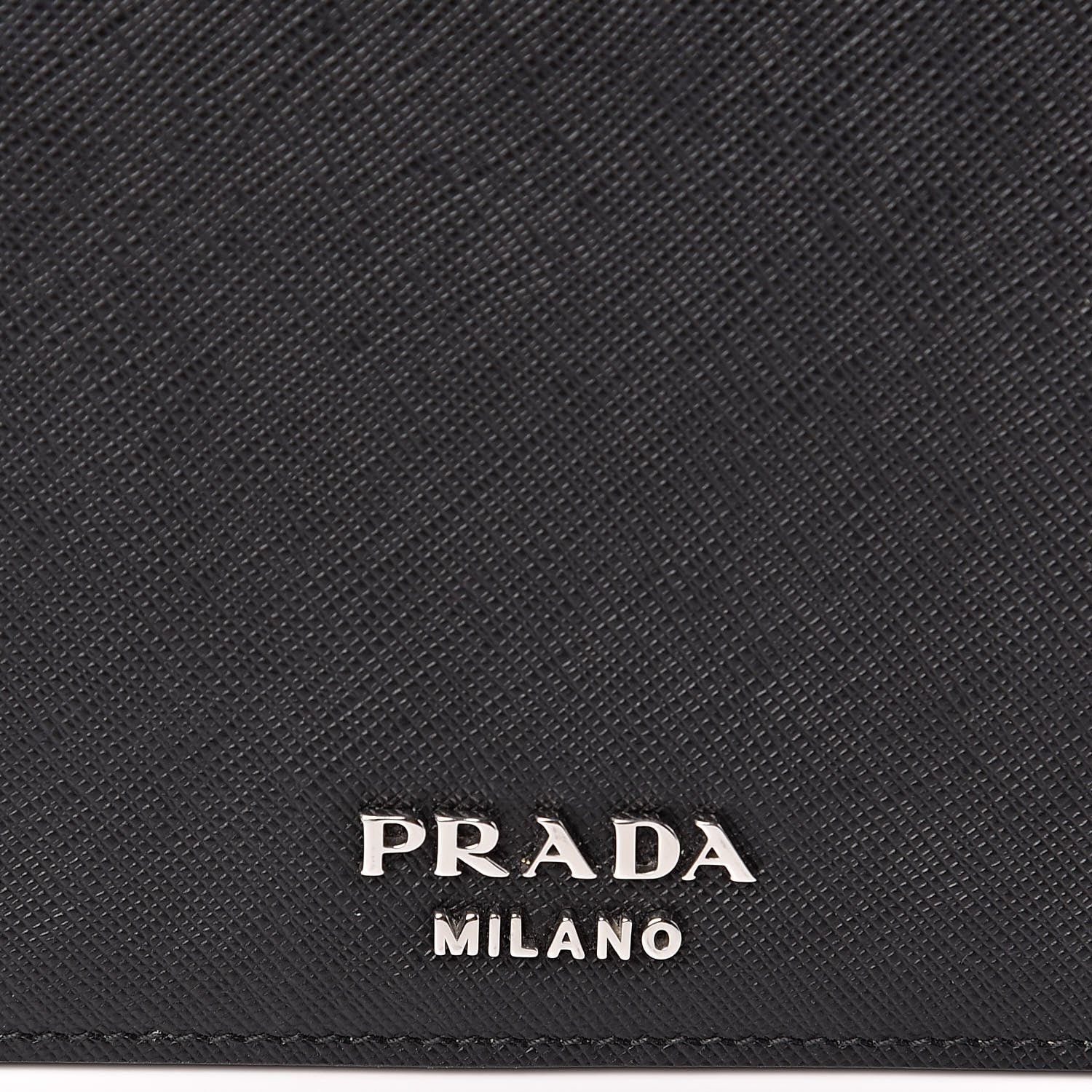 Prada Saffiano Pattina Top Handle Flap Bag Black 9 of 9