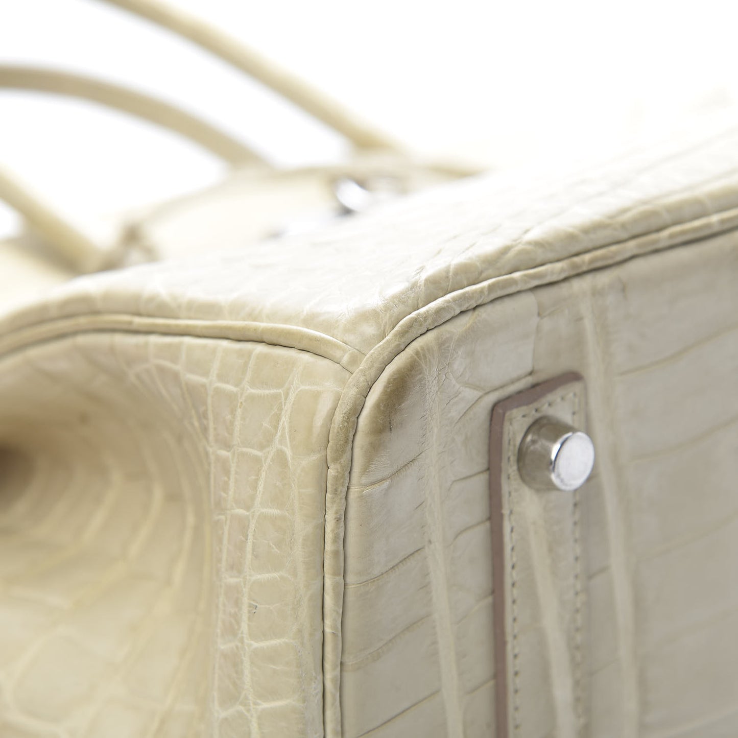 Matte Niloticus Crocodile Birkin 35 Beton