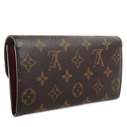 Louis Vuitton Monogram Emilie Wallet Rouge 3 of 8