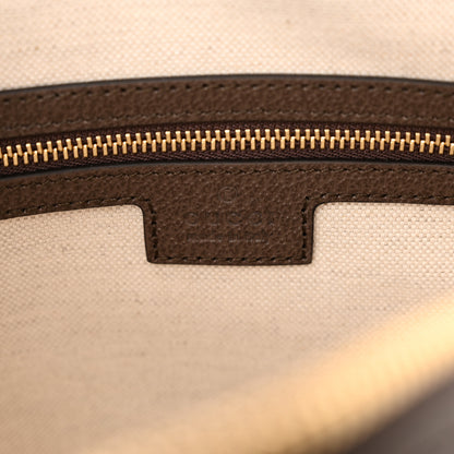 Gucci GG Supreme Monogram Web Small Ophidia Top Handle Bag Beige Ebony 6 of 10