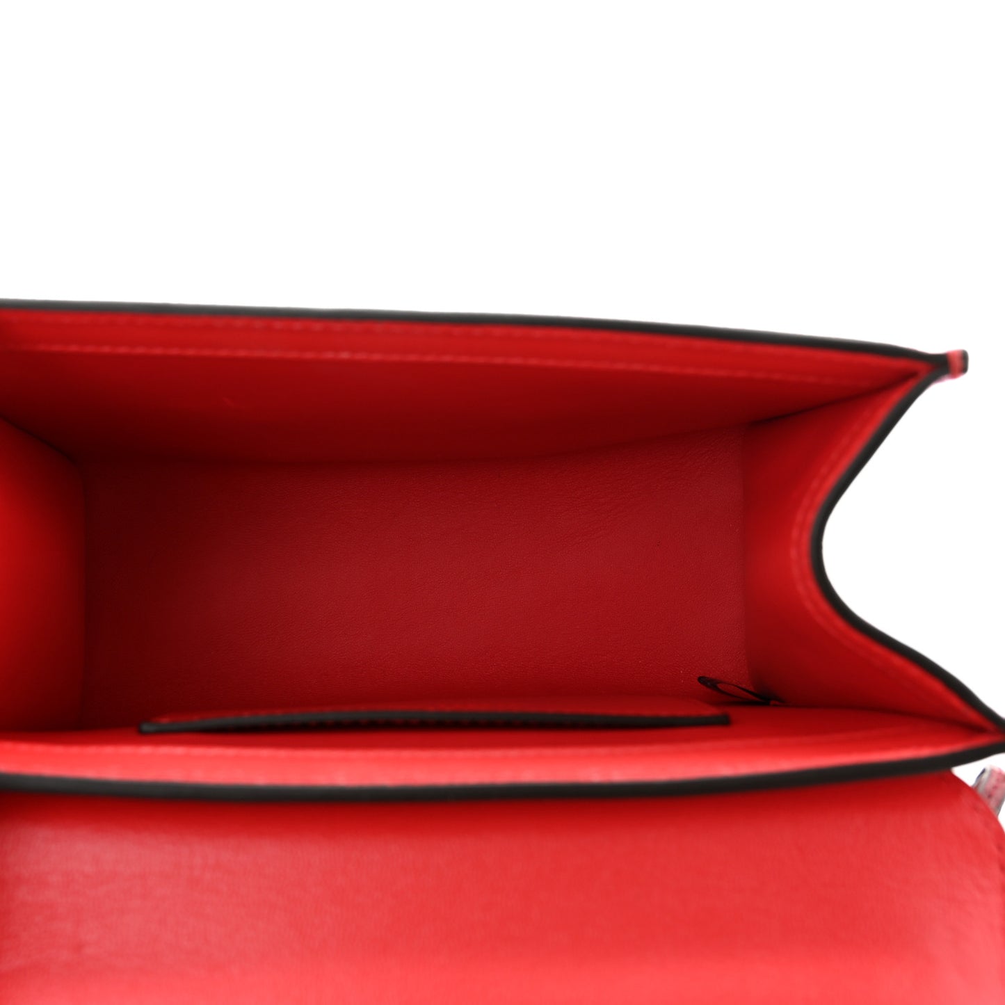 Suede Calfskin Valentine's Day Small Padlock Shoulder Bag Red