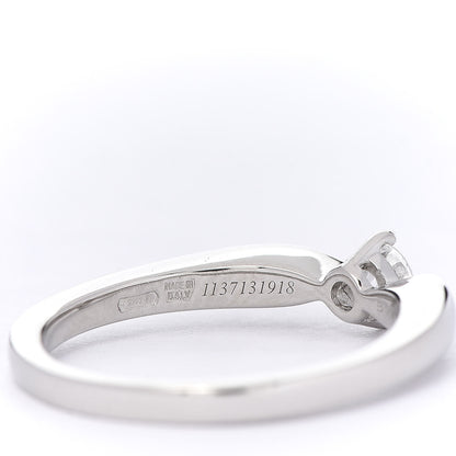 Bulgari Platinum Diamond .19ct Dedicata a Venezia Solitaire Engagement Ring 51 5.75 6 of 6