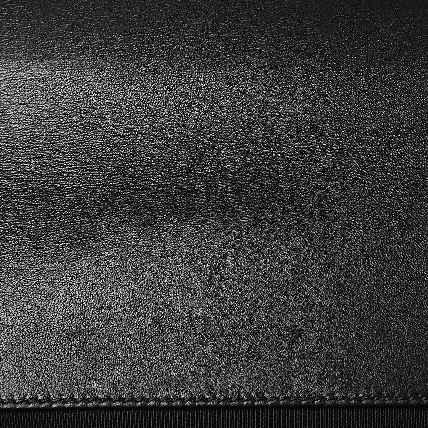 Calfskin Tweed Sequin Stitched Medium Boy Flap Black White