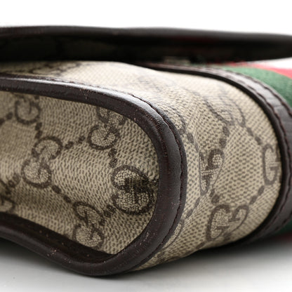 Gucci GG Monogram Plus Web Belt Bag Dark Brown 9 of 10