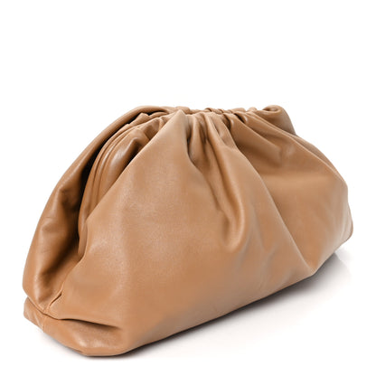 Bottega Veneta Smooth Butter Calf The Pouch Oversized Clutch Cammello 3 of 7