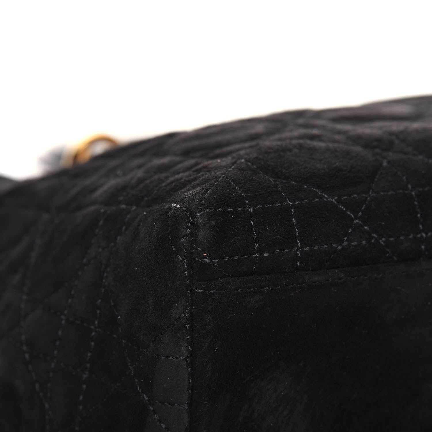 Christian Dior Suede Cannage Medium Lady Dior Black 12 of 17