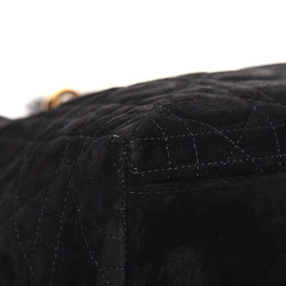 Christian Dior Suede Cannage Medium Lady Dior Black 12 of 17