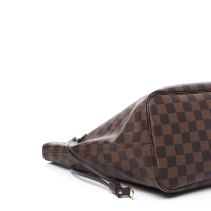 Louis Vuitton Damier Ebene Neo Neverfull MM Rose Ballerine 5 of 13