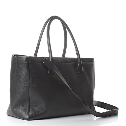 Chanel Calfskin Cerf Executive Shopper Tote Black 4 of 11