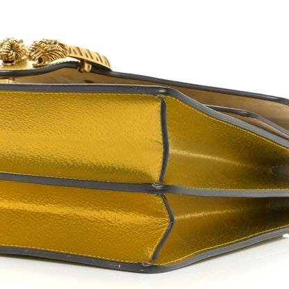 Gucci Metallic Calfskin Medium Dionysus Shoulder Bag Yellow 5 of 11