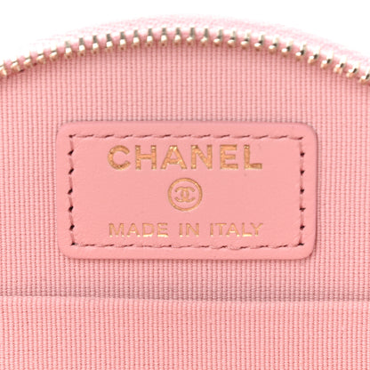 Chanel Caviar Quilted Round Handle With Care Vanity With Chain Pink 8 of 13