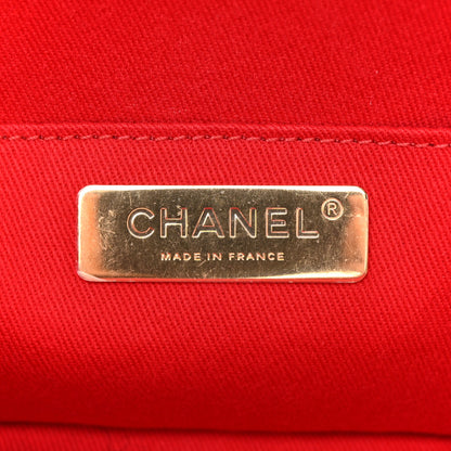 Chanel Caviar Quilted Waist Bag Red 6 of 15