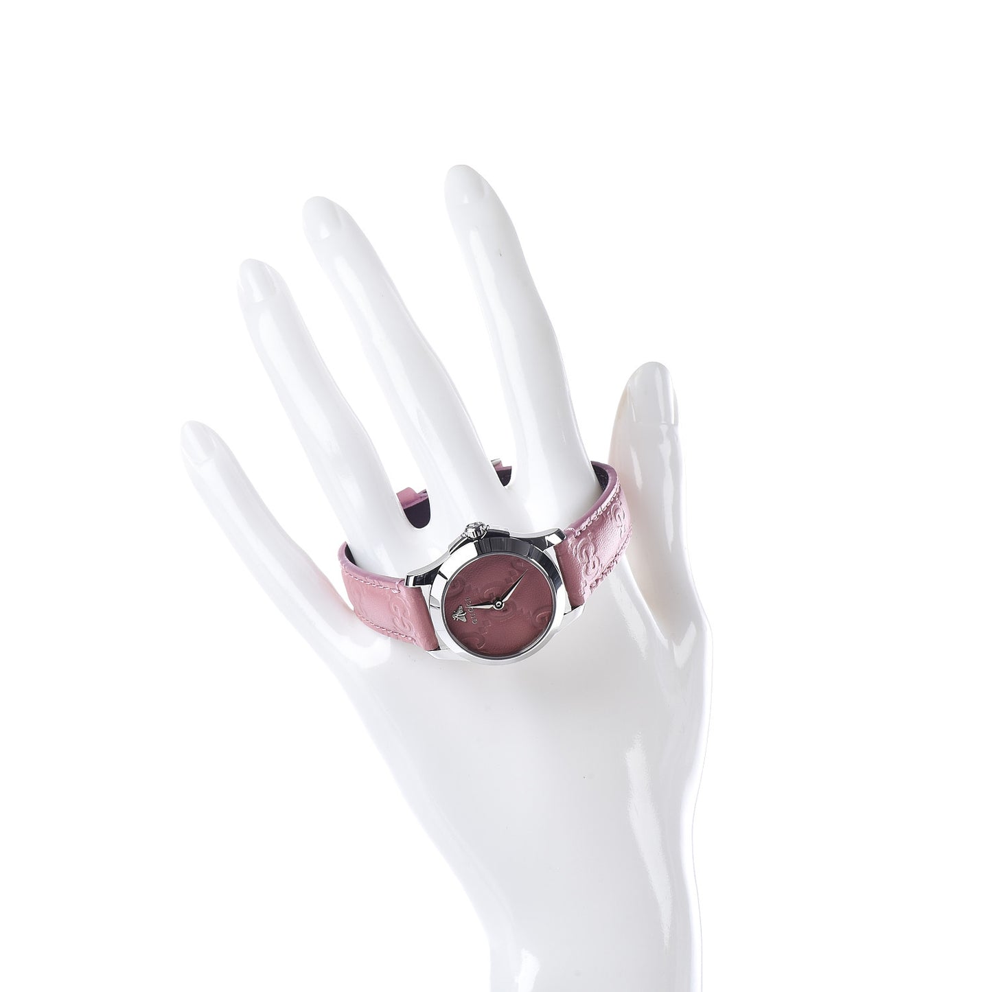 Stainless Steel Calfskin 27mm G-Timeless Quartz Watch Pink
