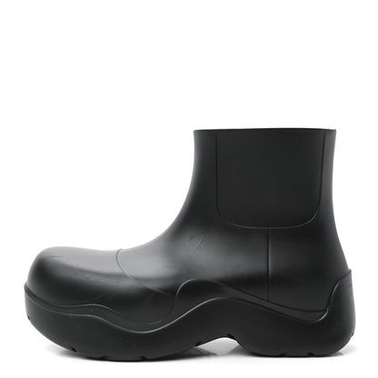 Bottega Veneta Rubber Puddle Ankle Boots 40 Black 1 of 9