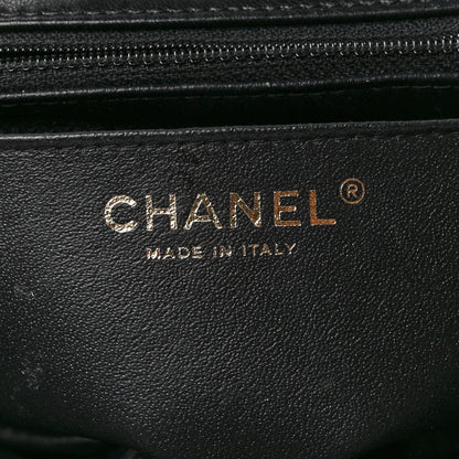 Chanel Lambskin Chevron Quilted Mini Square Flap Black 6 of 12