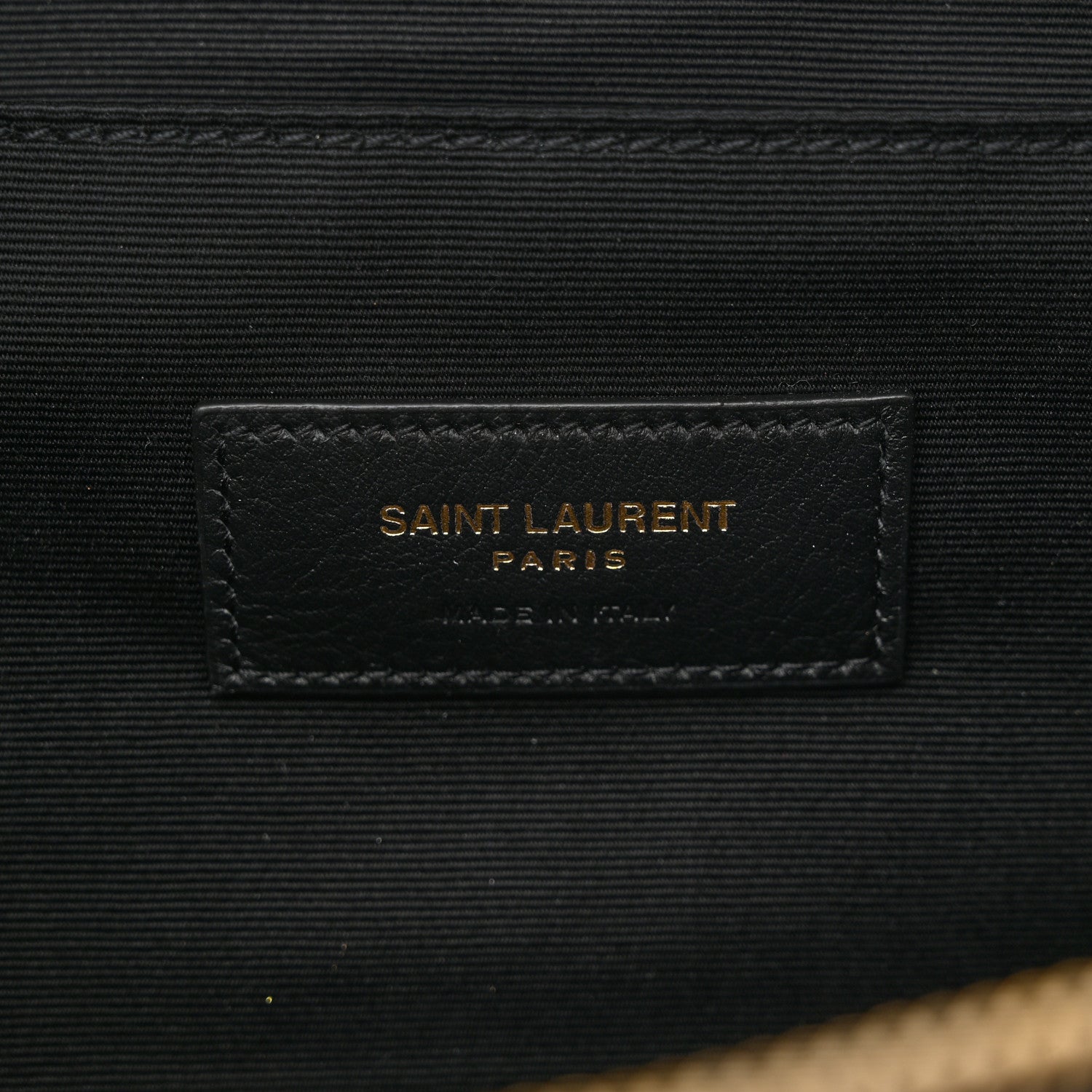 Saint Laurent Grain De Poudre Monogram Belt Bag Black 6 of 12