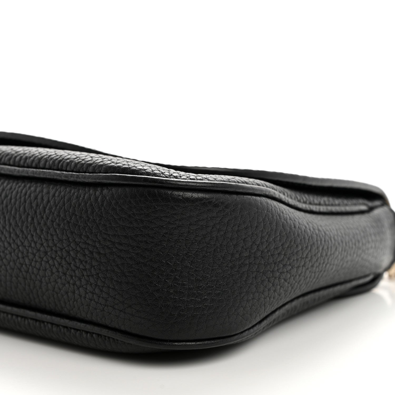 Gucci Pebbled Calfskin Medium Soho Flap Crossbody Black 11 of 11