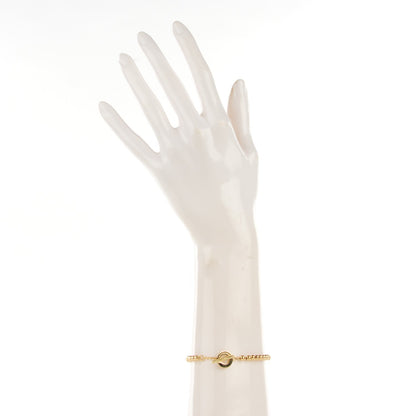 Tiffany 18K Yellow Gold 4mm Beads Toggle Bracelet 2 of 6