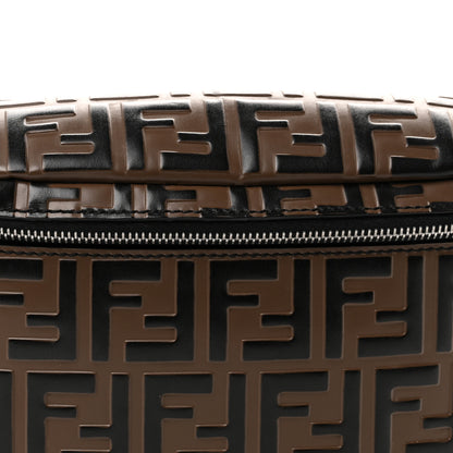 Fendi Vitello Century Bi-Color FF 1974 Embossed Belt Bag Maya Black 8 of 13