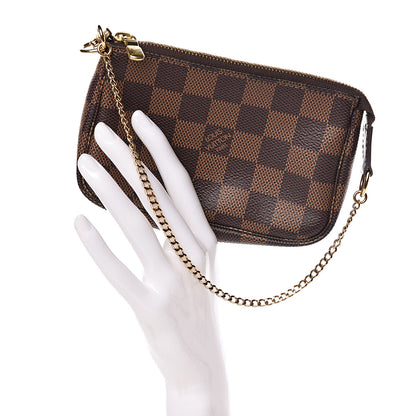 Louis Vuitton Damier Ebene Mini Pochette Accessories 2 of 9