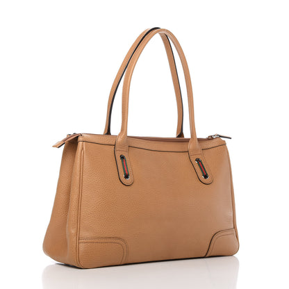 Gucci Pebbled Calfskin Medium Princy Tote Beige 3 of 10