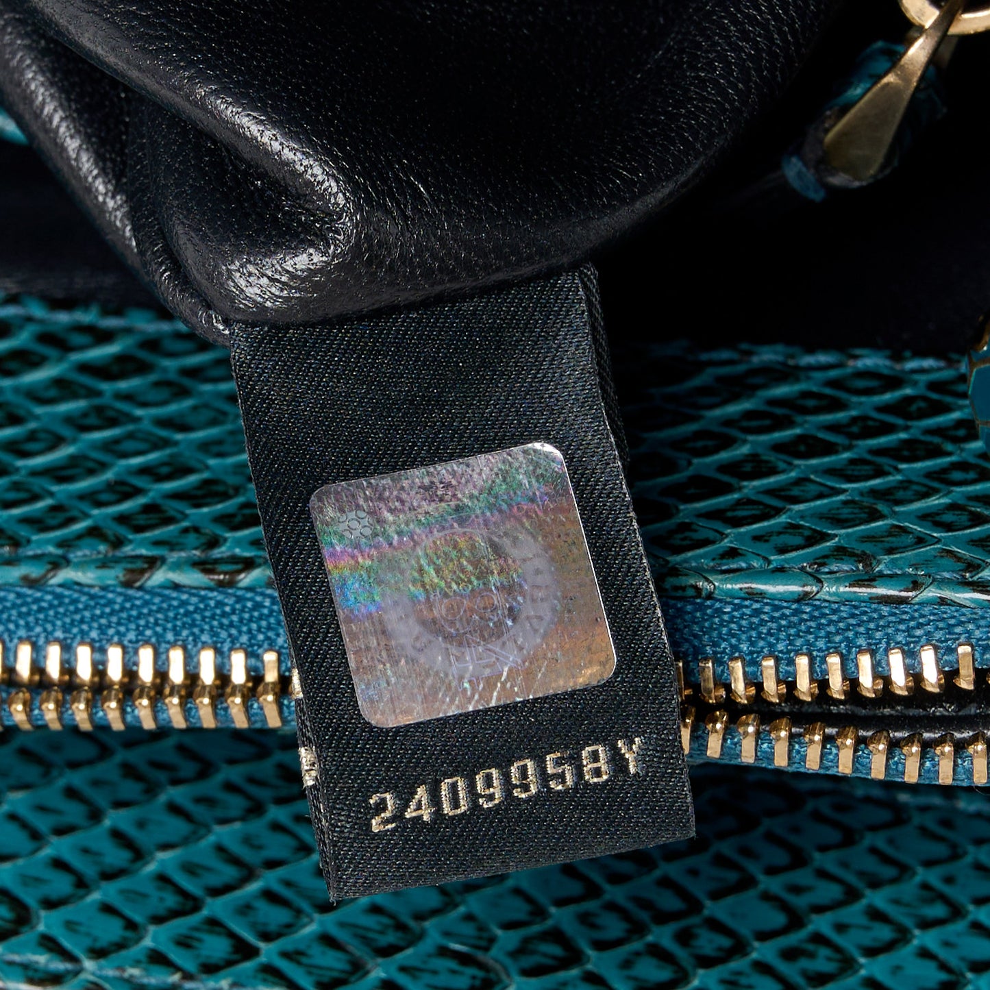 Snakeskin Serpenti Forever Shoulder Bag Green