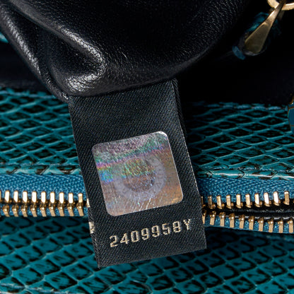 Bulgari Snakeskin Serpenti Forever Shoulder Bag Green 9 of 13