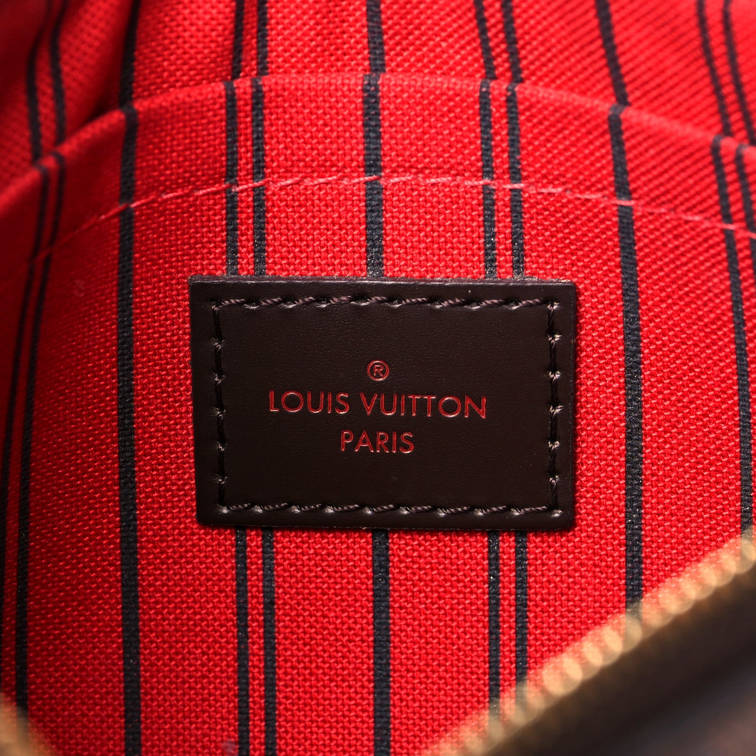 Louis Vuitton Damier Ebene Neverfull MM GM Pochette 6 of 10