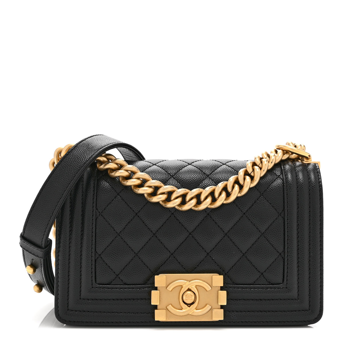 Chanel Caviar Quilted Small Boy Flap Black 1 of 10