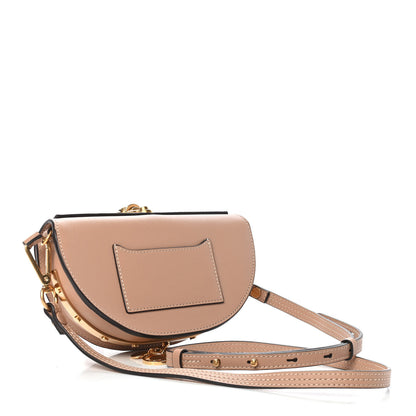 Chloe Calfskin Small Nile Bracelet Minaudiere Bag Biscotti Beige 2 of 10