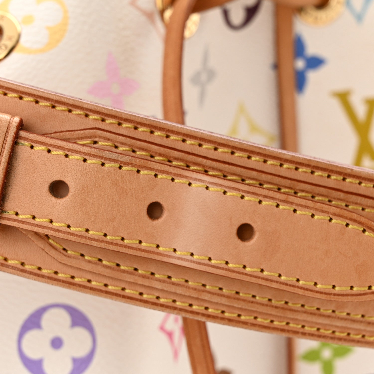 Louis Vuitton Monogram Multicolor Petit Noe White 16 of 17