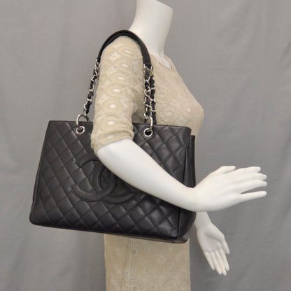 Chanel Caviar Grand Shopping Tote GST Black 2 of 6