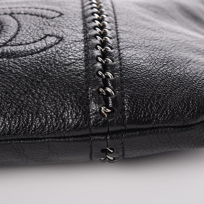 Chanel Deerskin Luxe Ligne North South Tote Black 12 of 15