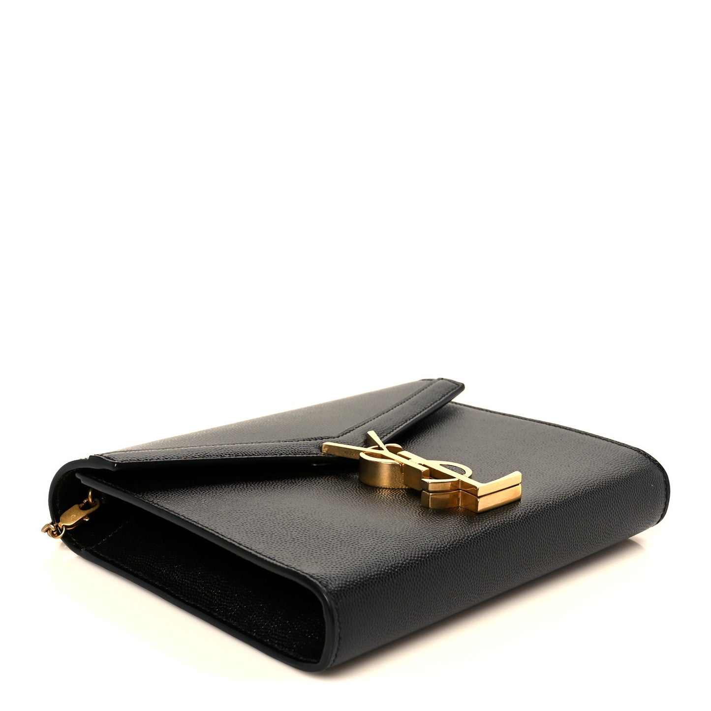 Grain De Poudre Monogram Cassandra Chain Wallet Black