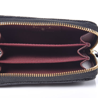 Chanel Caviar Quilted Zip Coin Purse Black 5 of 8